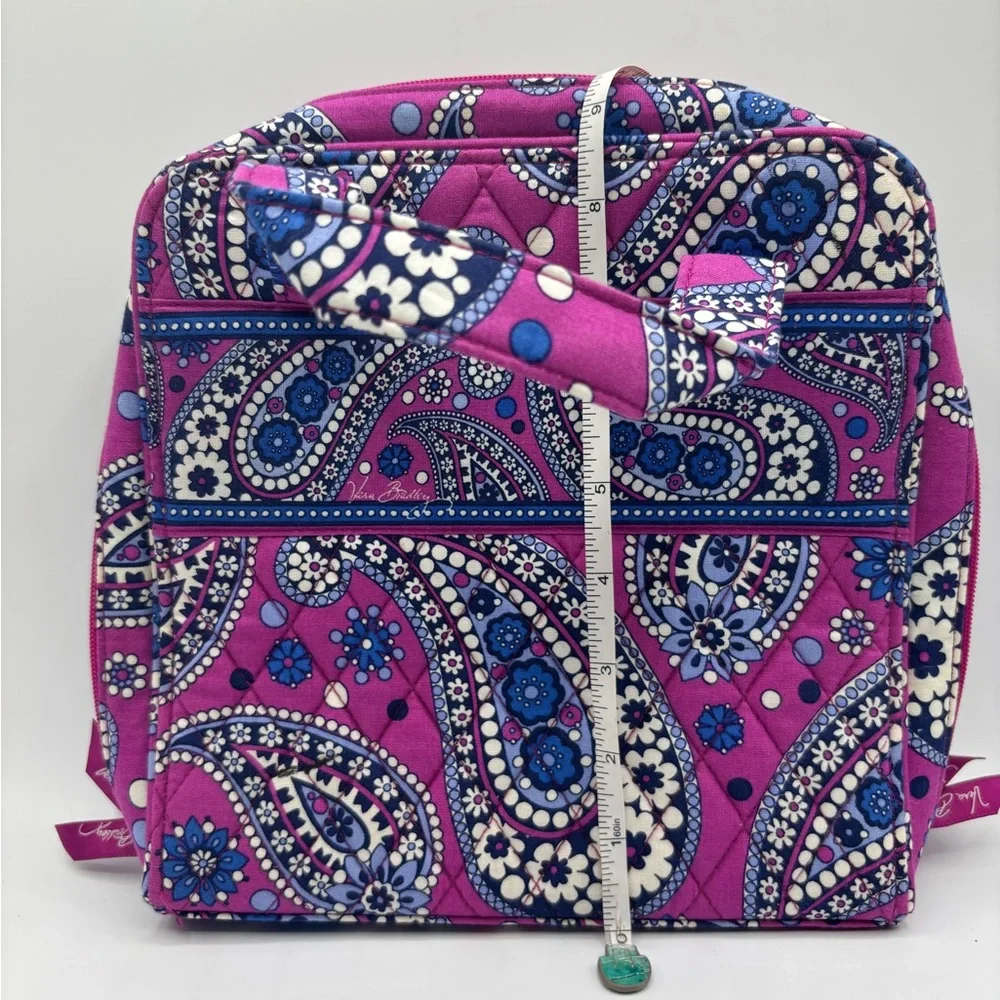 Vera Bradley Floral Paisley Cosmetic Bag in Pink and Blue